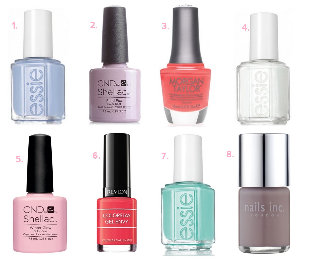 Summer Nail Shades I'm Loving - Kiss Blush & Tell - Skincare and Beauty ...