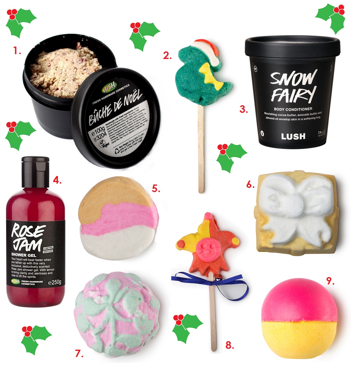 Celebrating Christmas with Lush Kiss Blush & Tell Skincare and